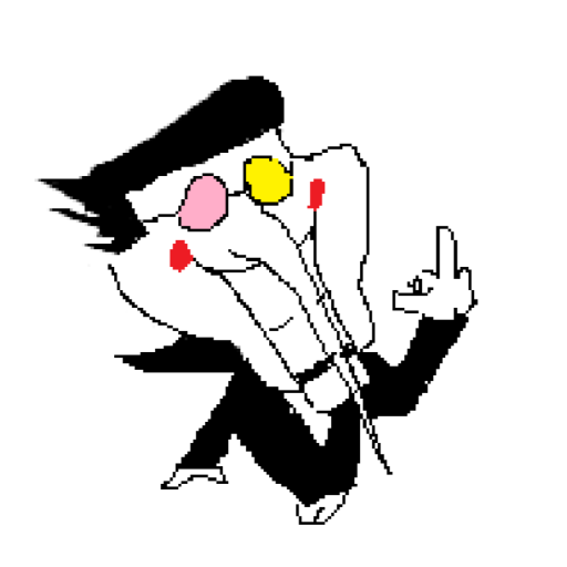 An image of Spamton from Deltarune throwing the middle finger at you. Ton's profile picture.